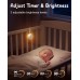 Afuosy White Noise Sound Machine with Voice Recording, 16 Soothing Sounds Portable Sound Machine, Night Light, Timer, Powered by USB-C Sound Machine for Baby, Adults, Office, Nursery, Fathers Day Gift