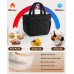Afuosy Insulated Lunch Box for Women Men, Soft & Puffy Lunch Bag, Large Capacity Leakproof Reusable Tote Cooler Bag with 4 Pockets, Adjustable Strap, Ideal for Work, Outdoors, Picnic, Travel (Black) Afuosy Insulated Lunch Box for Women Men, Soft & Puffy Lunch Bag, Large Capacity Leakproof Reusable Tote Cooler Bag with 4 Pockets, Adjustable Strap, Ideal for Work, Outdoors, Picnic, Travel (Black)